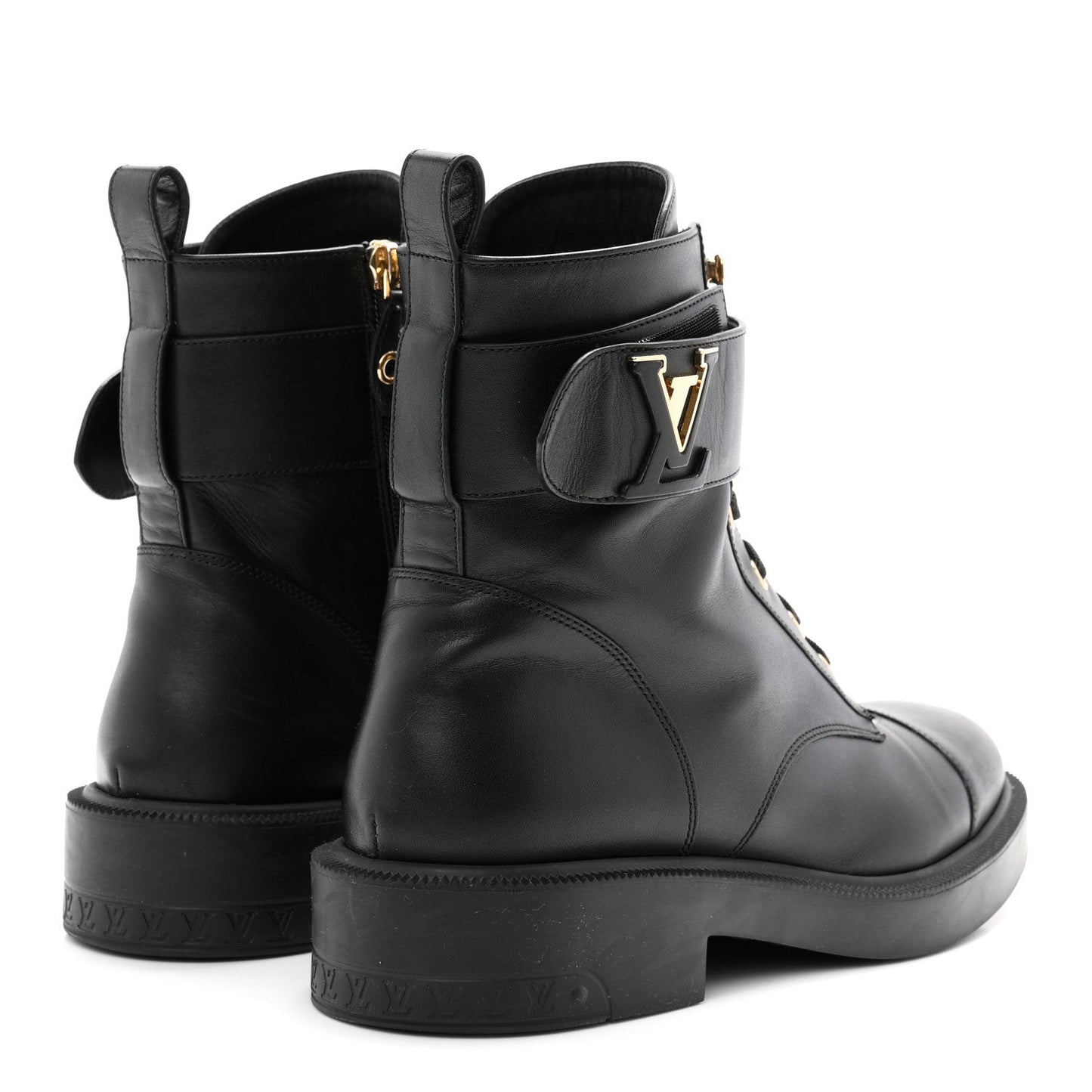 Calfskin Ranger Boots 40 Black
