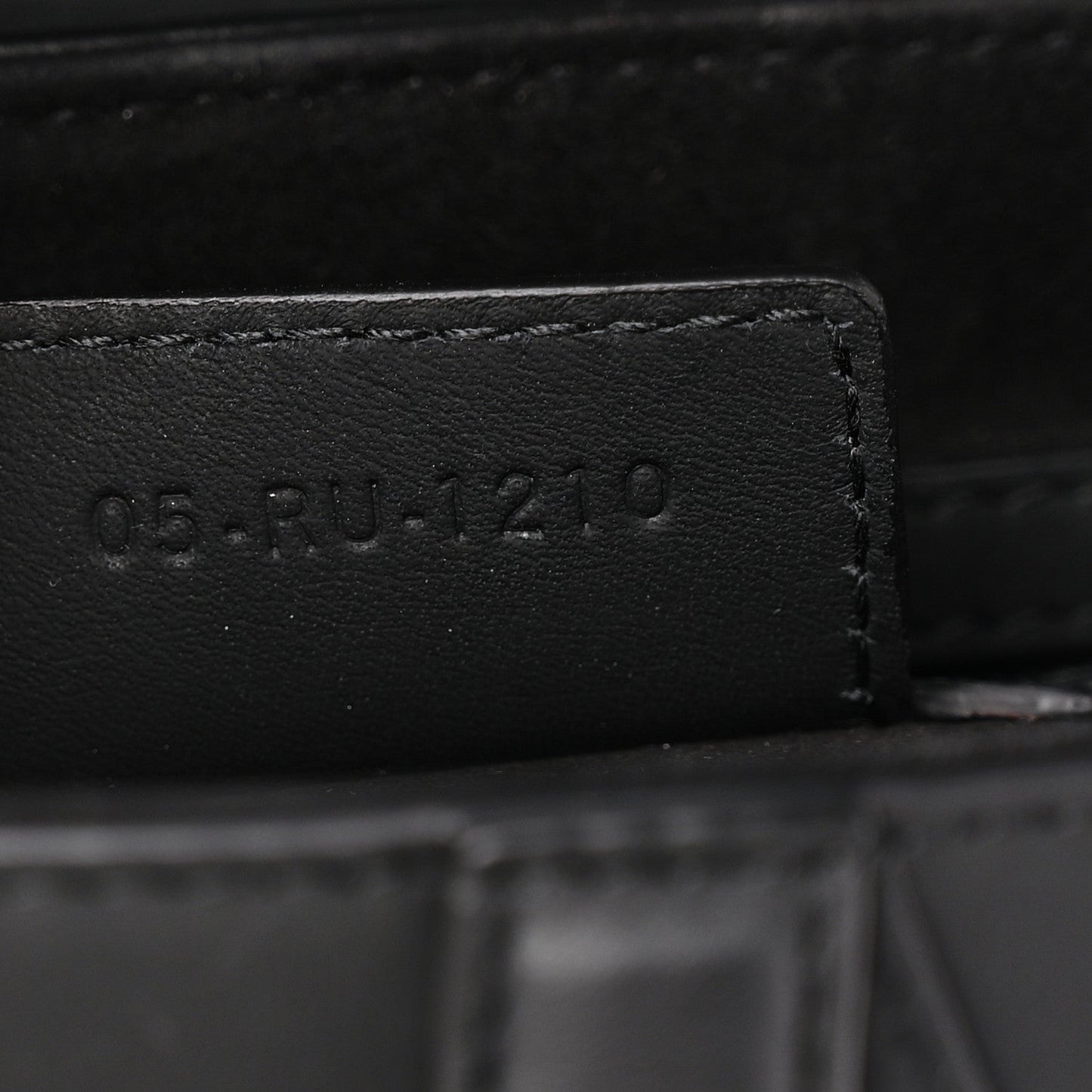 Ultra Matte Calfskin Saddle Bag Black