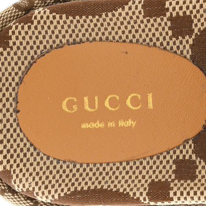 Monogram Maxi GG Angelina Platform 55mm Slide Sandals 36 Camel Ebony