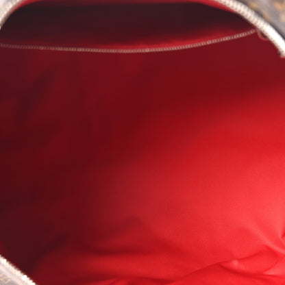 Calfskin Monogram Keepall Bandouliere 50 Coquelicot