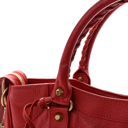 Sugar Goatskin Classic Gold Hardware Velo Rouge Coquelicot