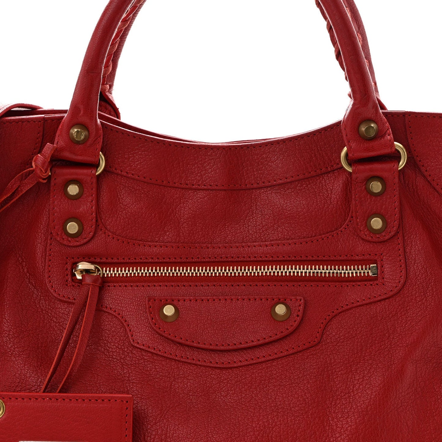 Sugar Goatskin Classic Gold Hardware Velo Rouge Coquelicot