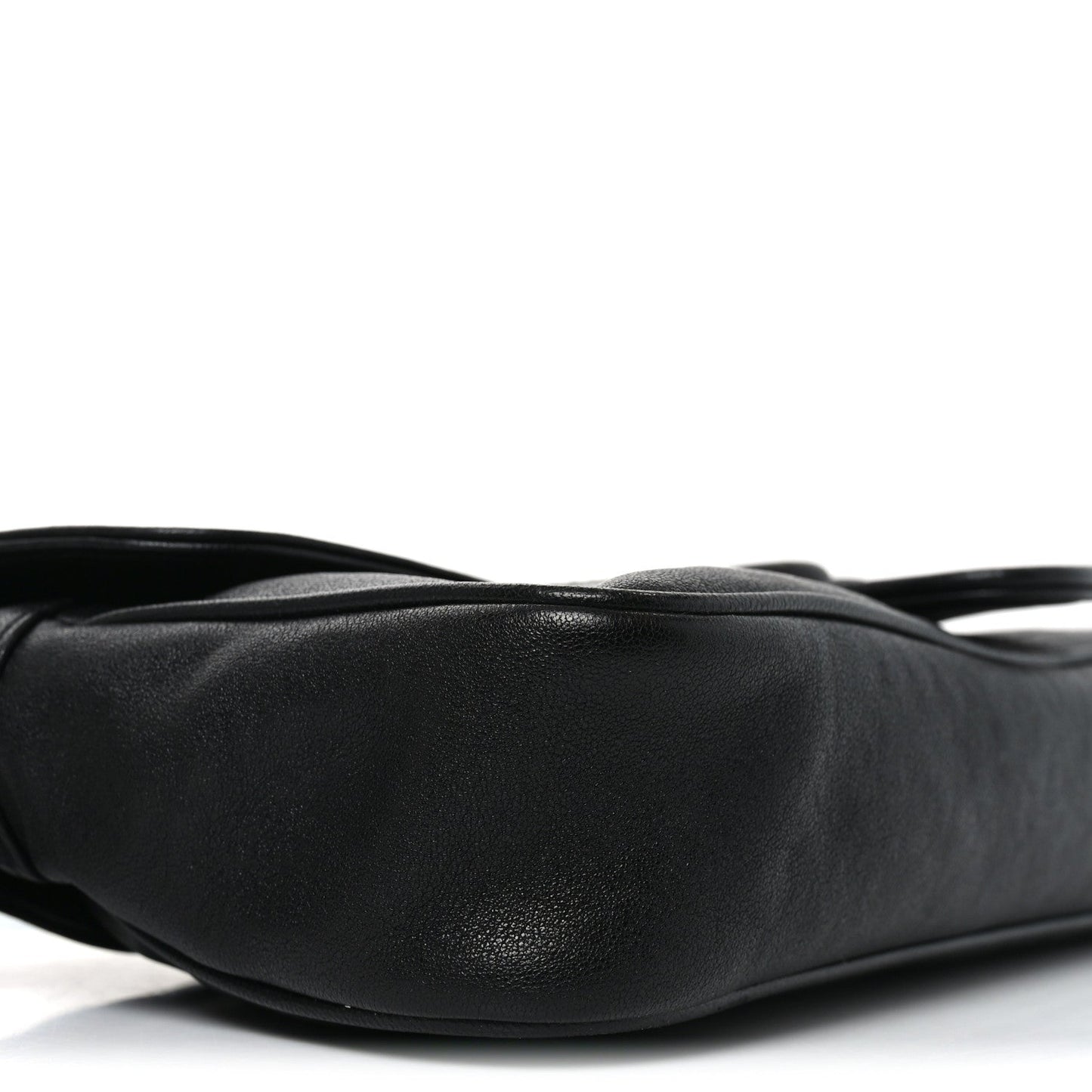Goatskin Small GG Monochrome Aphrodite Shoulder Bag Black