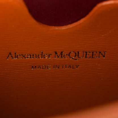 Alexander McQueen Calfskin Mini Skull Chain Crossbody Bag Caramel Tan