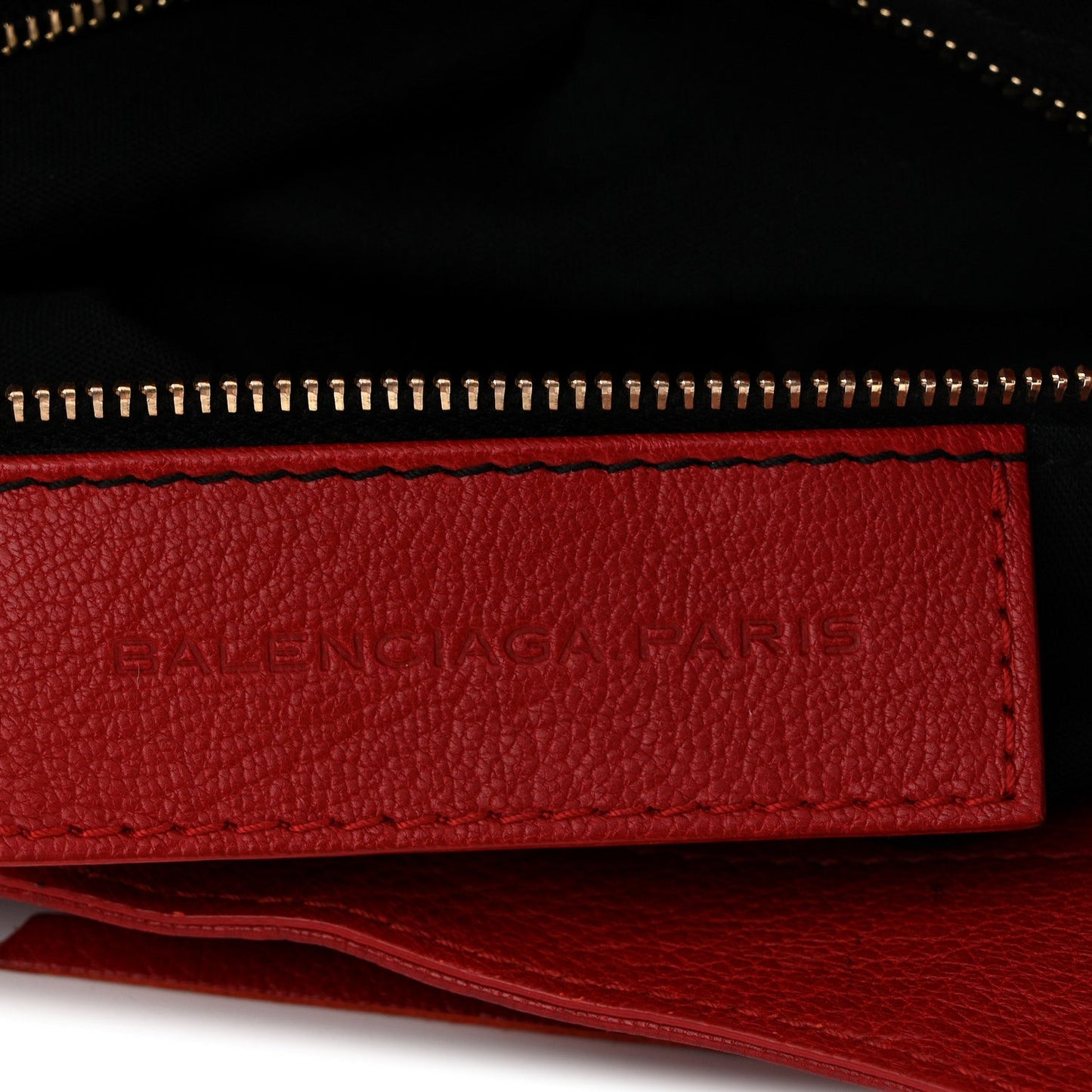 Sugar Goatskin Classic Gold Hardware Velo Rouge Coquelicot