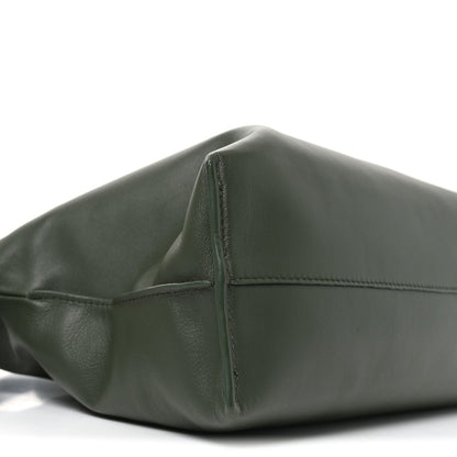Nappa Medium Flamenco Knot Bag Dark Khaki