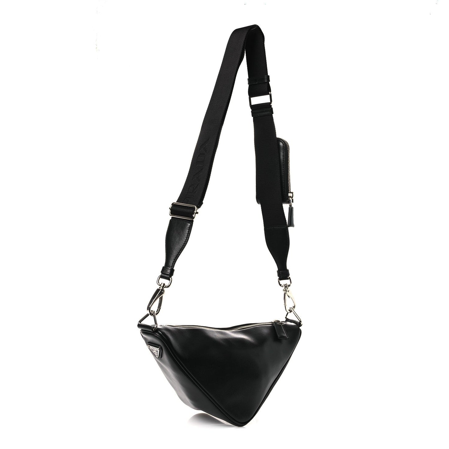 Grace Lux Triangle Shoulder Bag Black