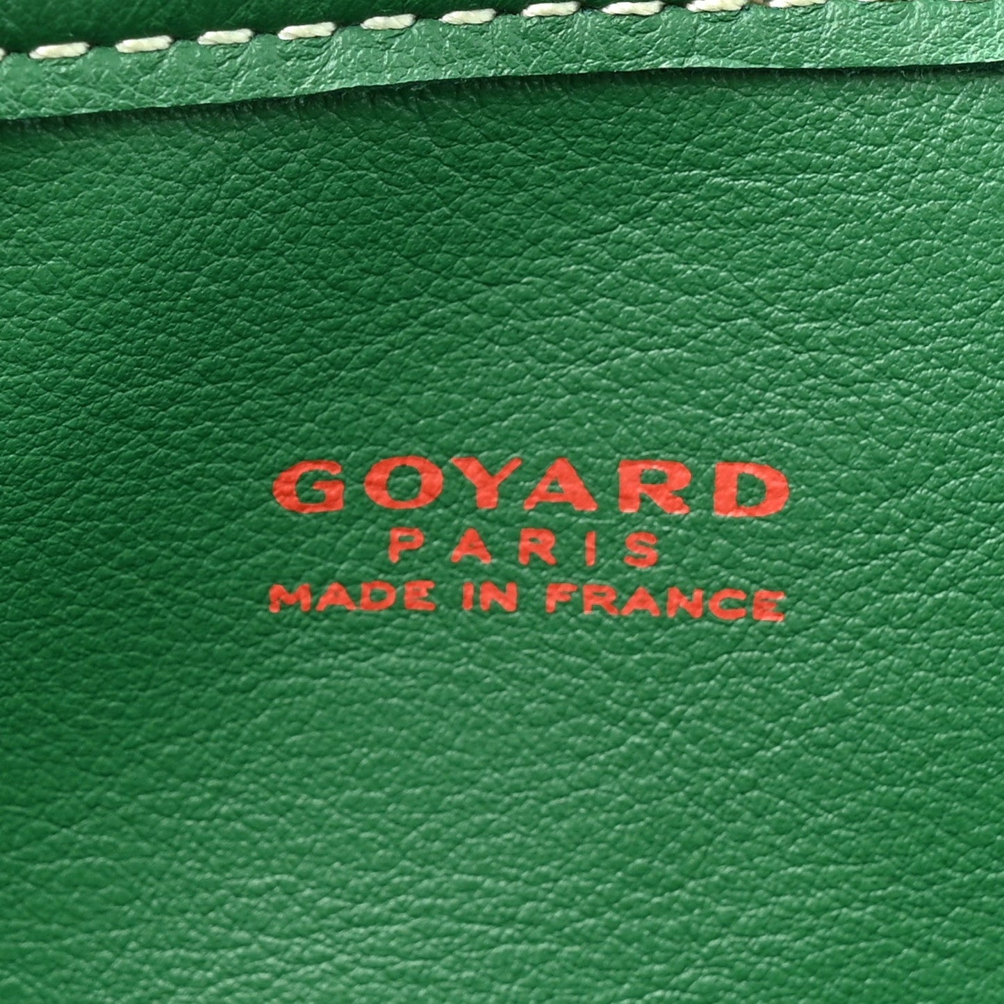 Goyardine Reversible Mini Anjou Green
