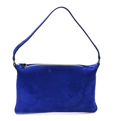 Nubuck Small Morgan Shoulder Bag Cobalt