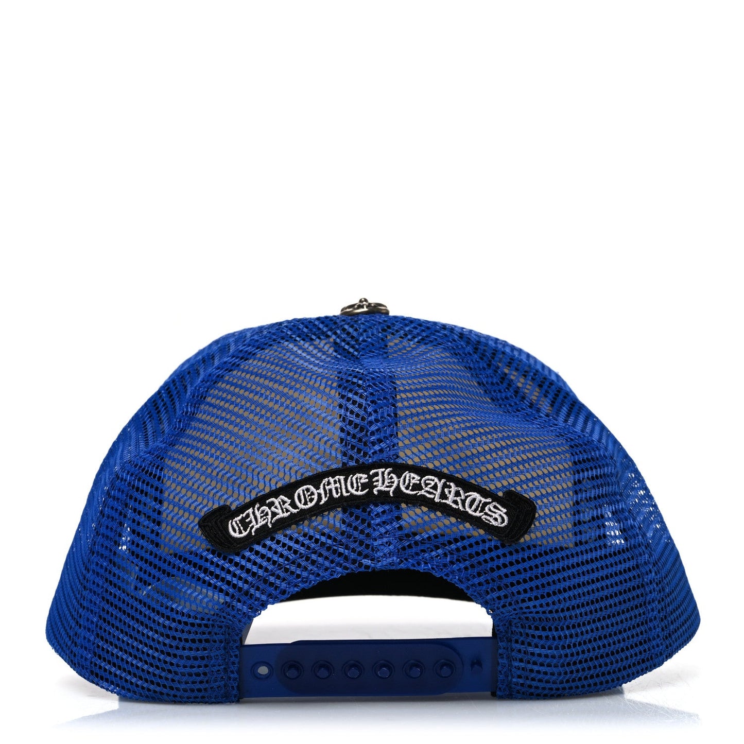Cotton Mesh Hollywood Cross King Taco Trucker Hat Blue White