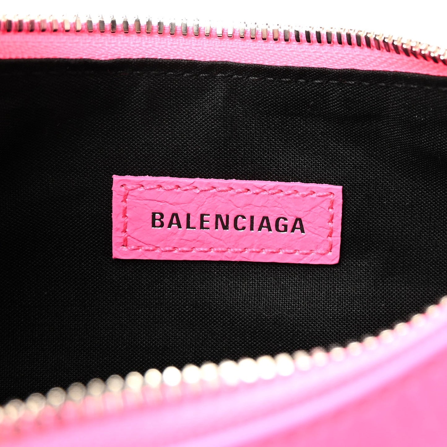 Agneau Arena Le Cagole Shoulder Bag XS Hot Pink