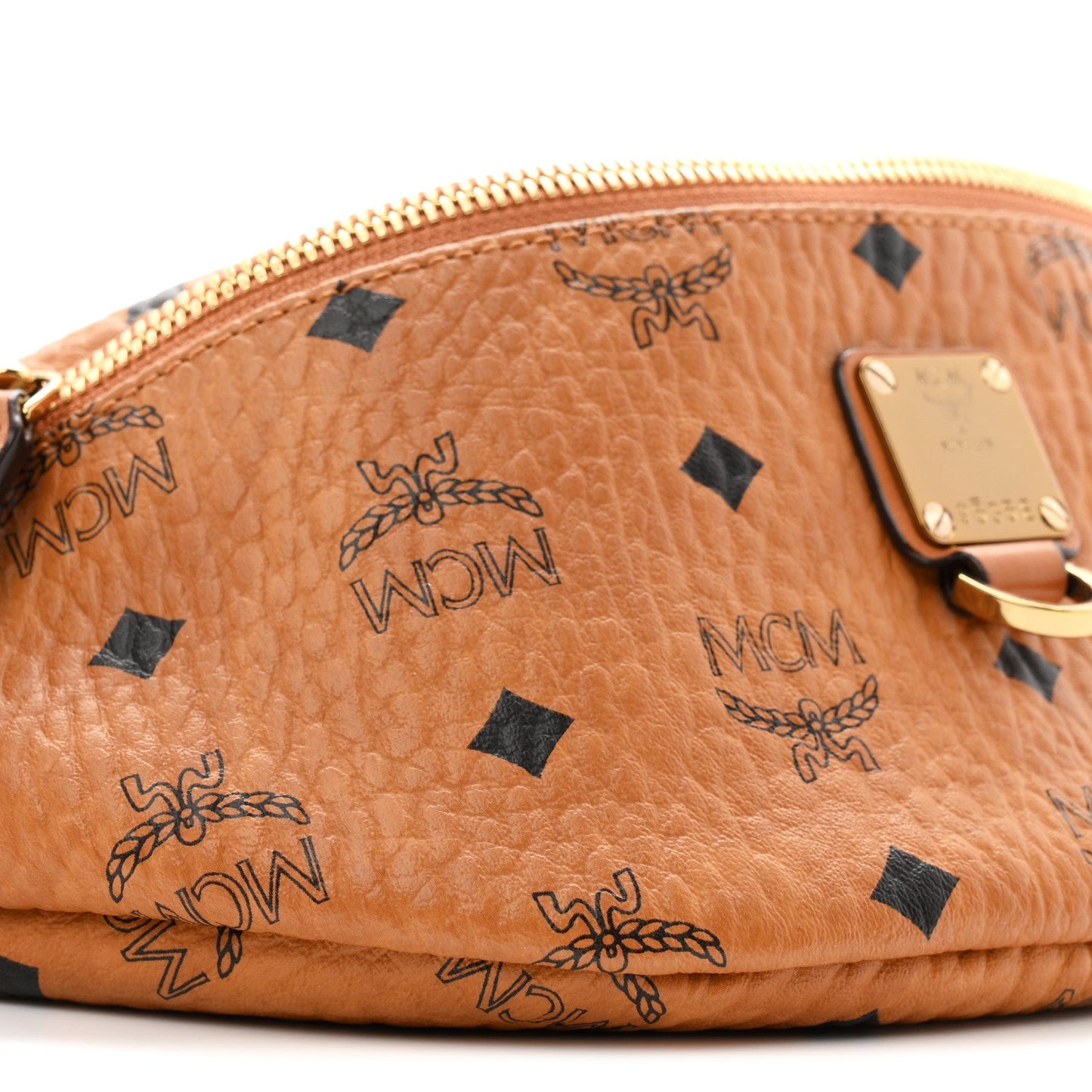 Visetos Medium Fusten Belt Bag Cognac