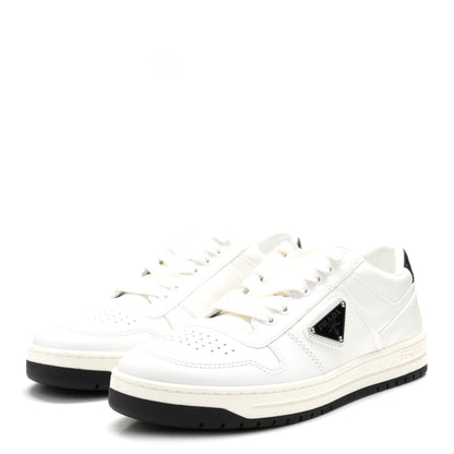 Vitello Rois Triangle Womens Downtown Low Top 30mm Sneakers 38.5 White Black