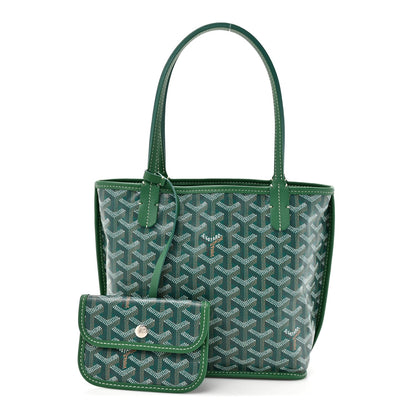 Goyardine Reversible Mini Anjou Green