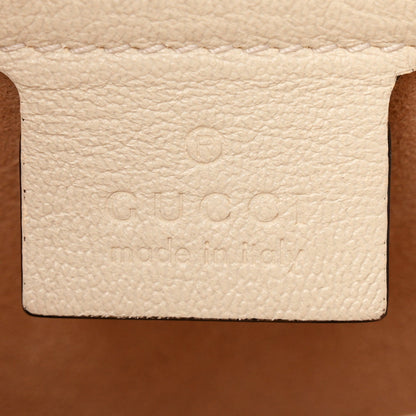 GG Supreme Monogram Calfskin Small Padlock Messenger Shoulder Bag Beige Mystic White Sun Oil