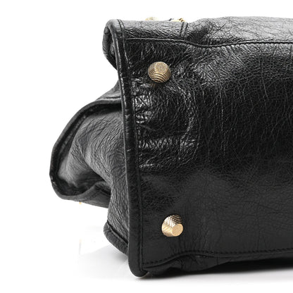 Agneau Giant 12 Gold Hardware Work Black