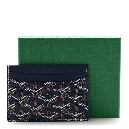 Goyardine Saint Sulpice Card Holder Navy