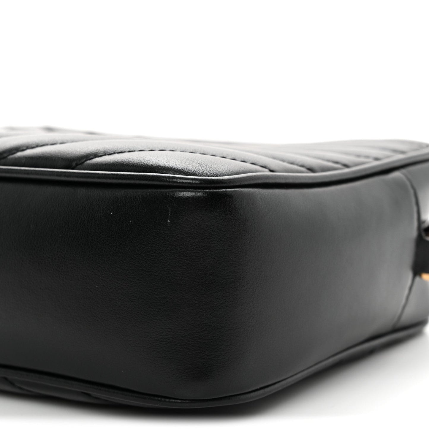 Calfskin Matelasse Monogram Lou Camera Bag Black