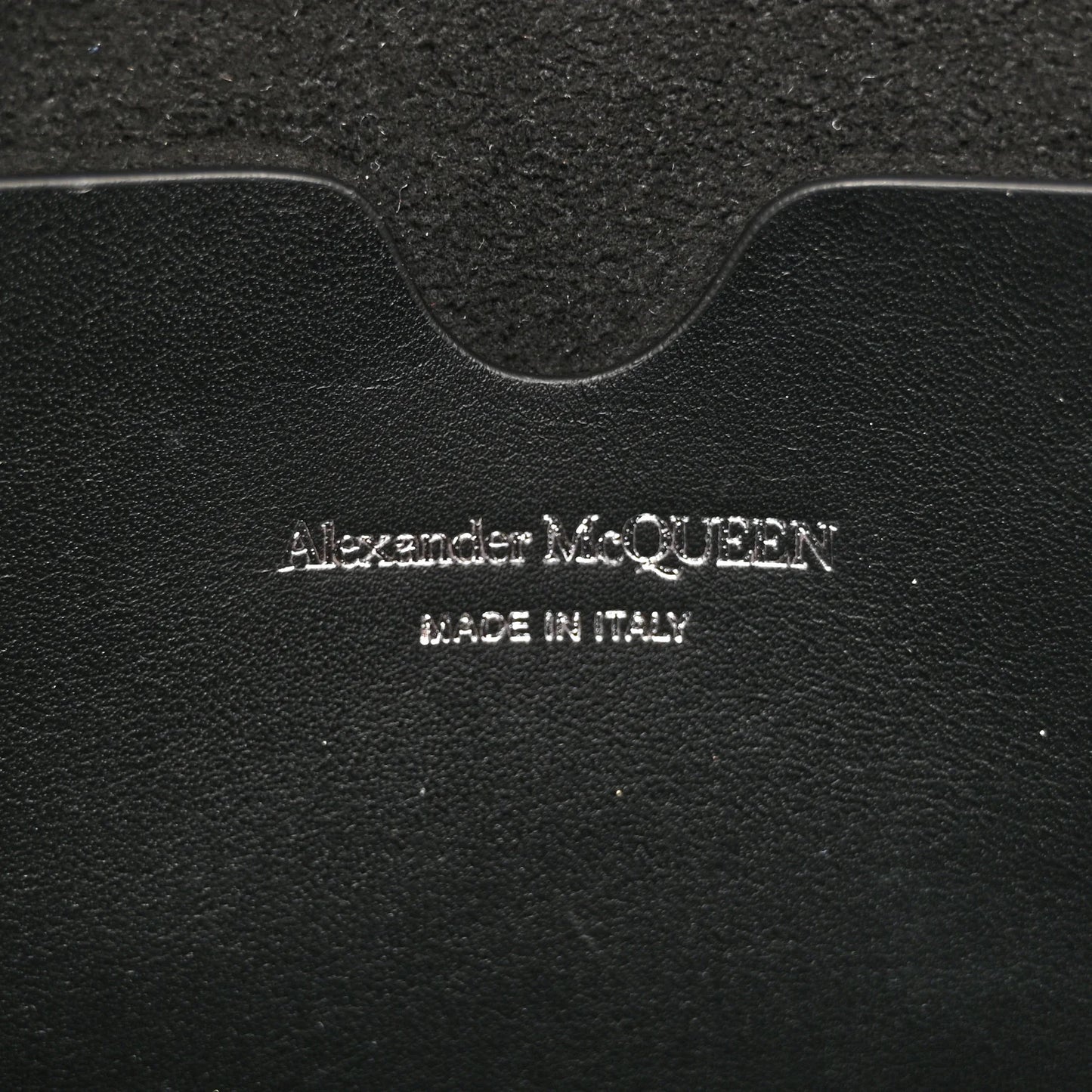Alexander McQueen Denim Calfskin The Story Shoulder Bag Blue