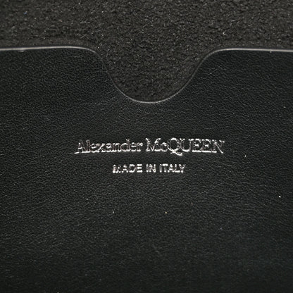 Alexander McQueen Denim Calfskin The Story Shoulder Bag Blue