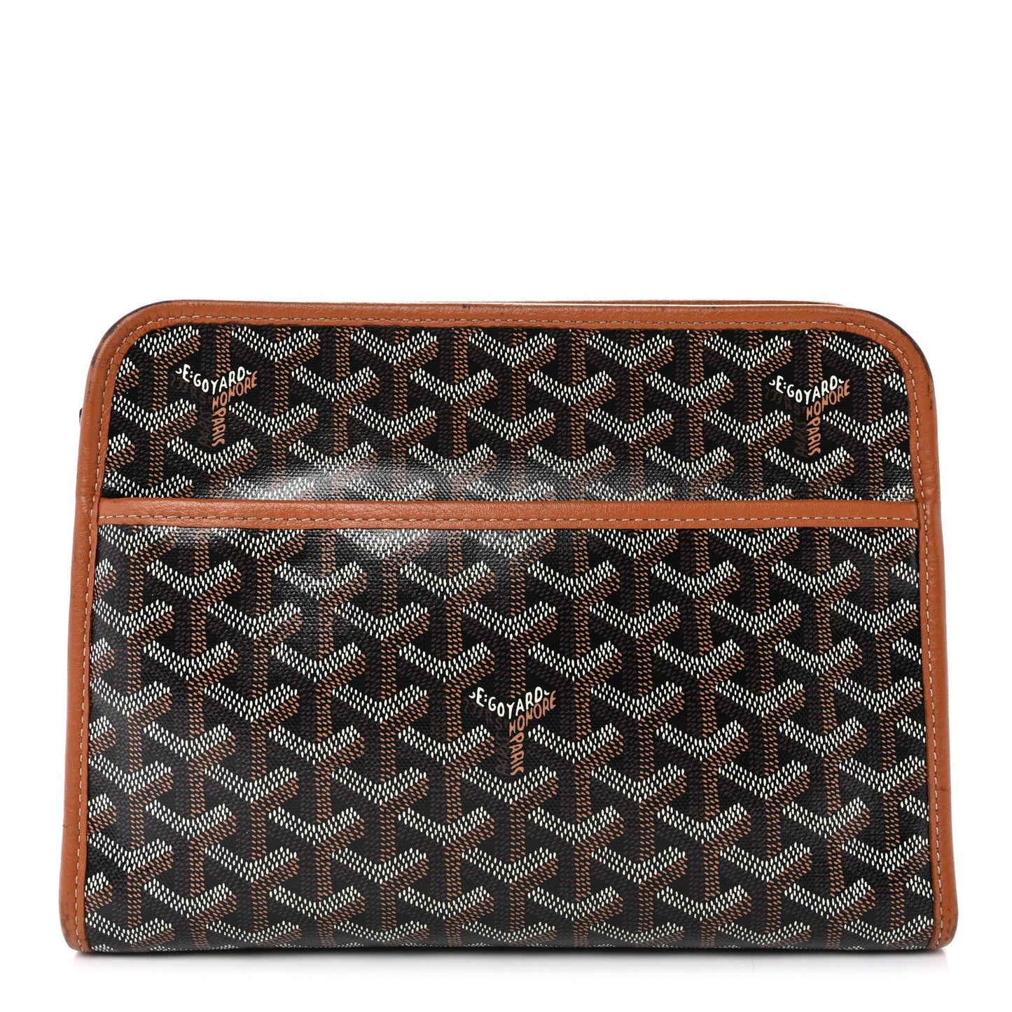 Goyardine Jouvence MM Toiletry Pouch Black Gold