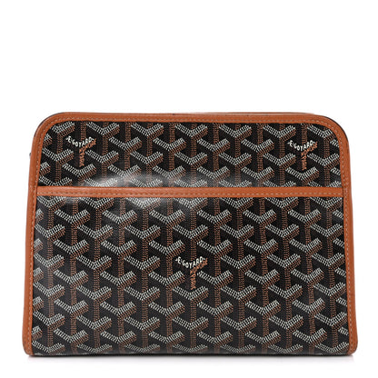 Goyardine Jouvence MM Toiletry Pouch Black Gold