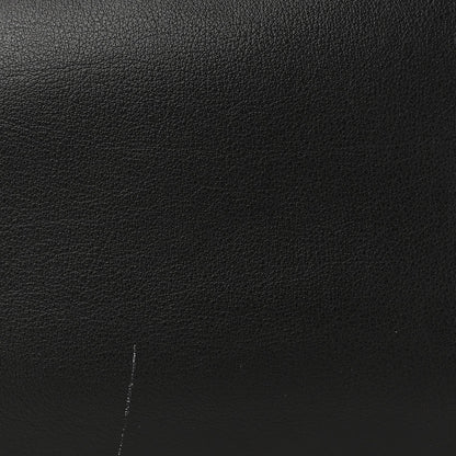 Calfskin Large Shopping Tote Black