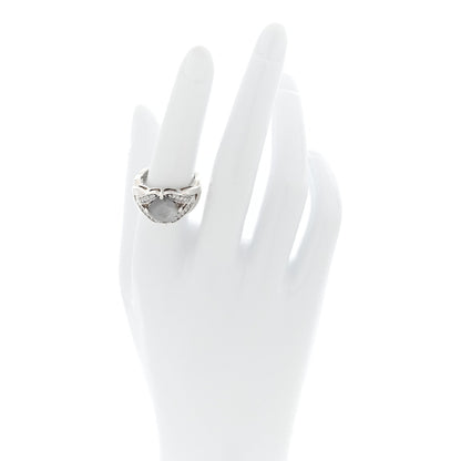 JONH HARDY Sterling Silver Diamond Gray Sapphire Modern Chain Magic Cut Ring 54 7