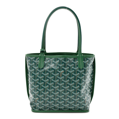 Goyardine Reversible Mini Anjou Green