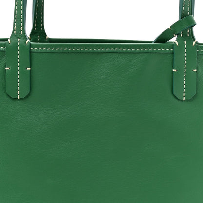 Goyardine Reversible Mini Anjou Green