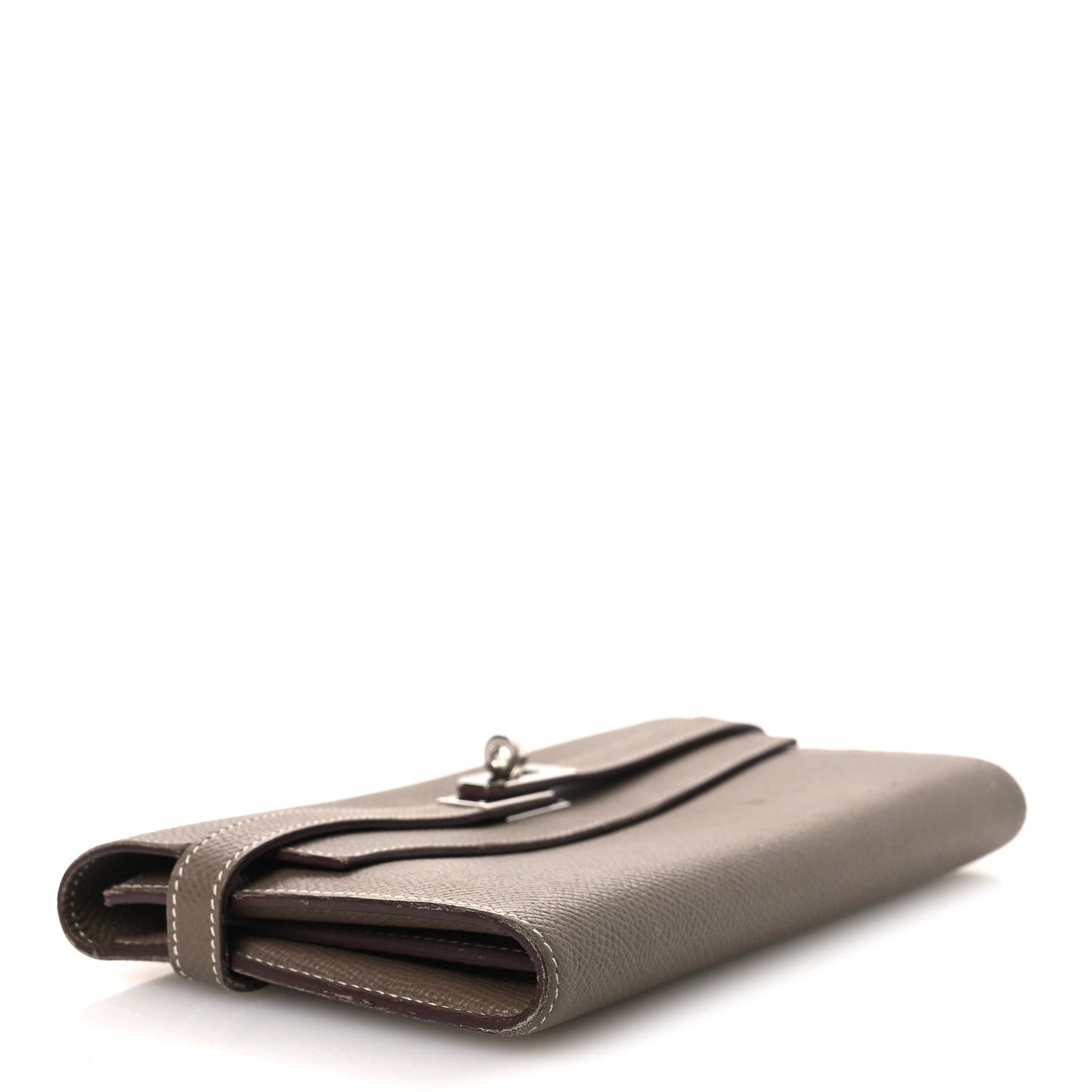 Epsom Kelly Longue Wallet Etoupe