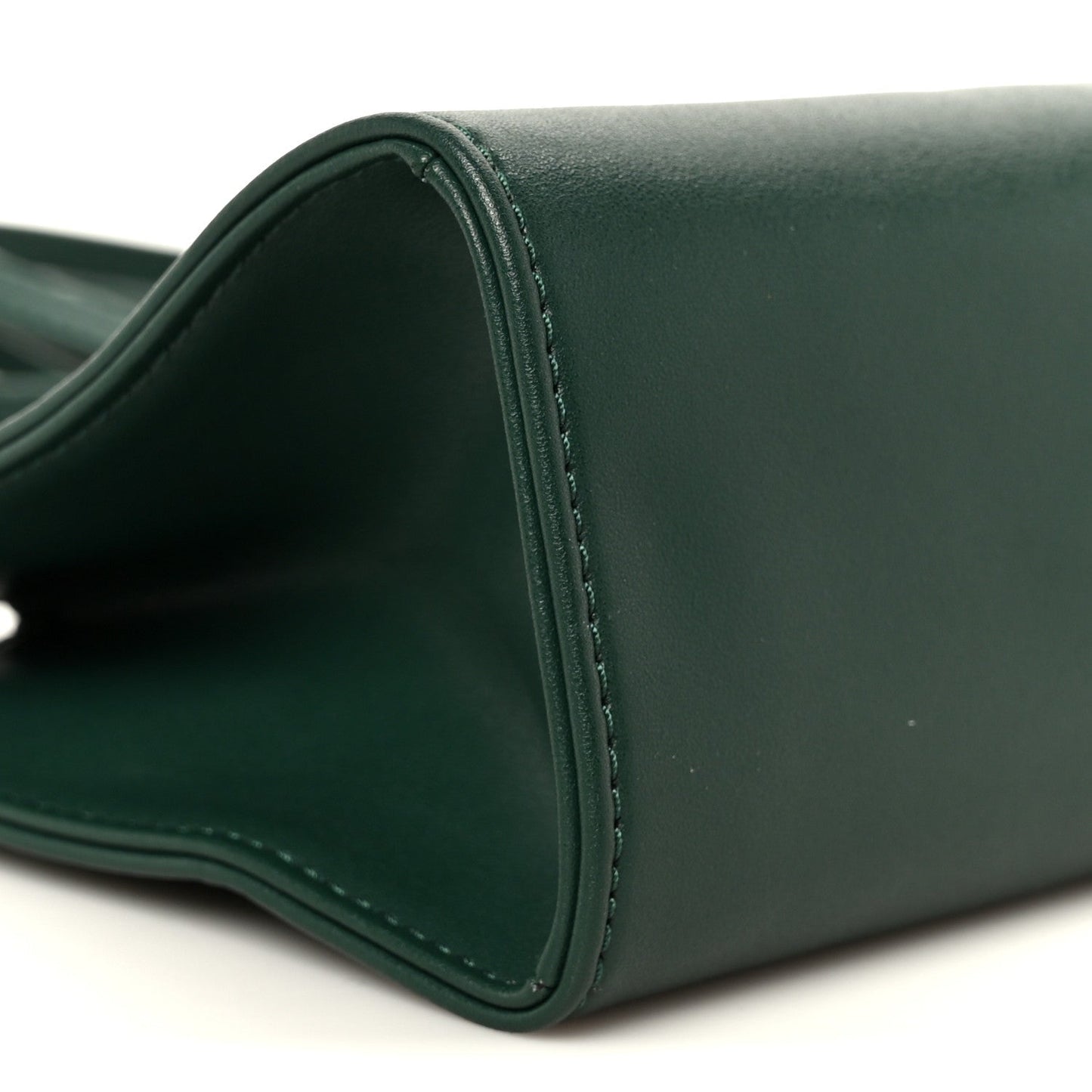 Vegan Leather Small Shopping Bag Leaf