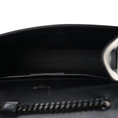 Grain De Poudre Small Monogram Monochrome Kate Satchel Black