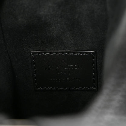 Calfskin Side Trunk MM Black