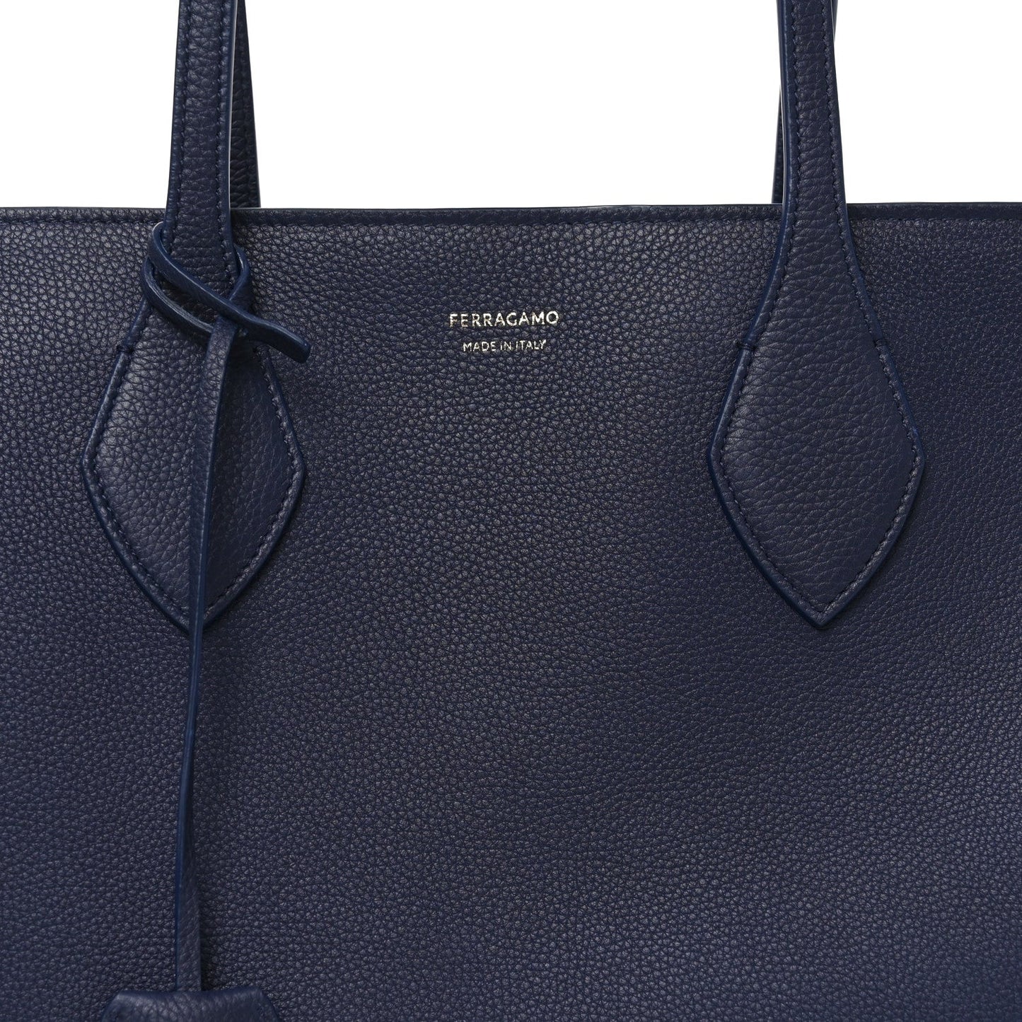 Calfskin Medium Star Tote New Navy