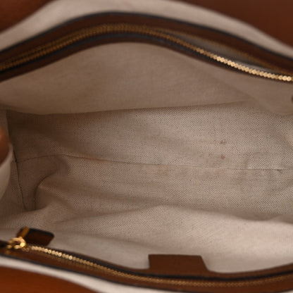 New Denim GG Monogram Dollar Calfskin Medium Jackie 1961 Tote Blue Tea Cuir Epilog