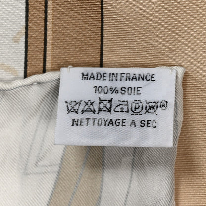 Silk Mystere Au 24 Faubourg Scarf Mastic Rose Poudre Gris Bleu