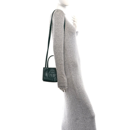 Vegan Leather Small Shopping Bag Leaf
