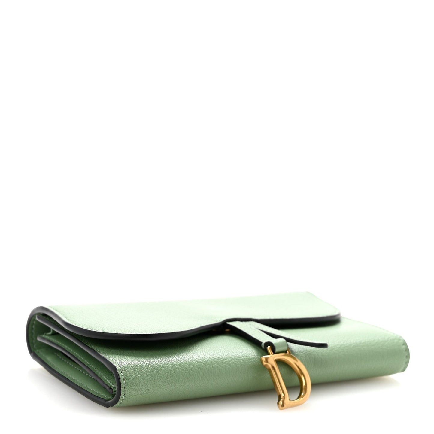 Goatskin Saddle Long Wallet Queen Mint