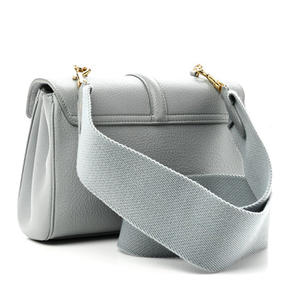 Grained Calfskin Teen Soft 16 Shoulder Bag Ice Blue