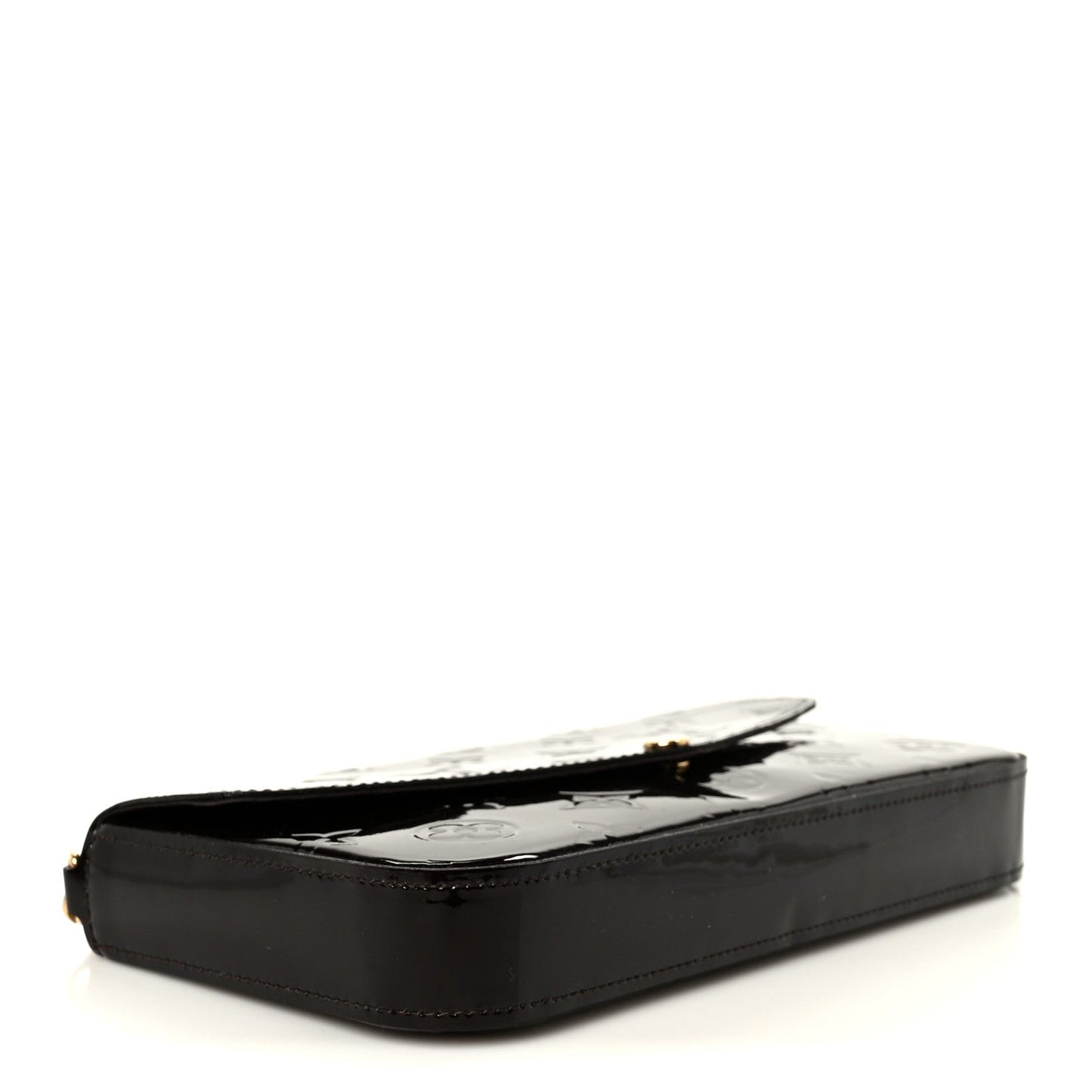Vernis Pochette Felicie Chain Wallet Amarante