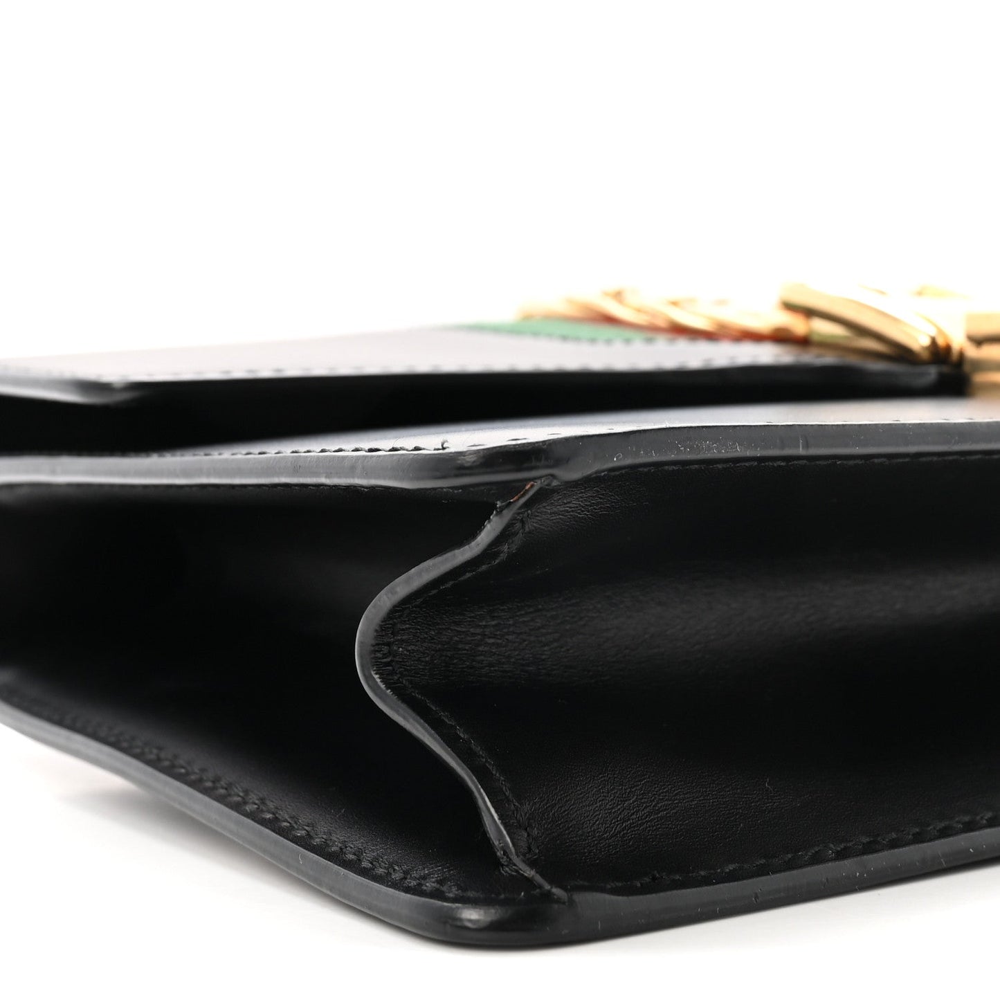 Calfskin Small Sylvie Shoulder Bag Black