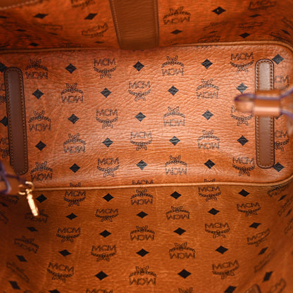 Visetos Medium Liz Reversible Shopper Tote Cognac