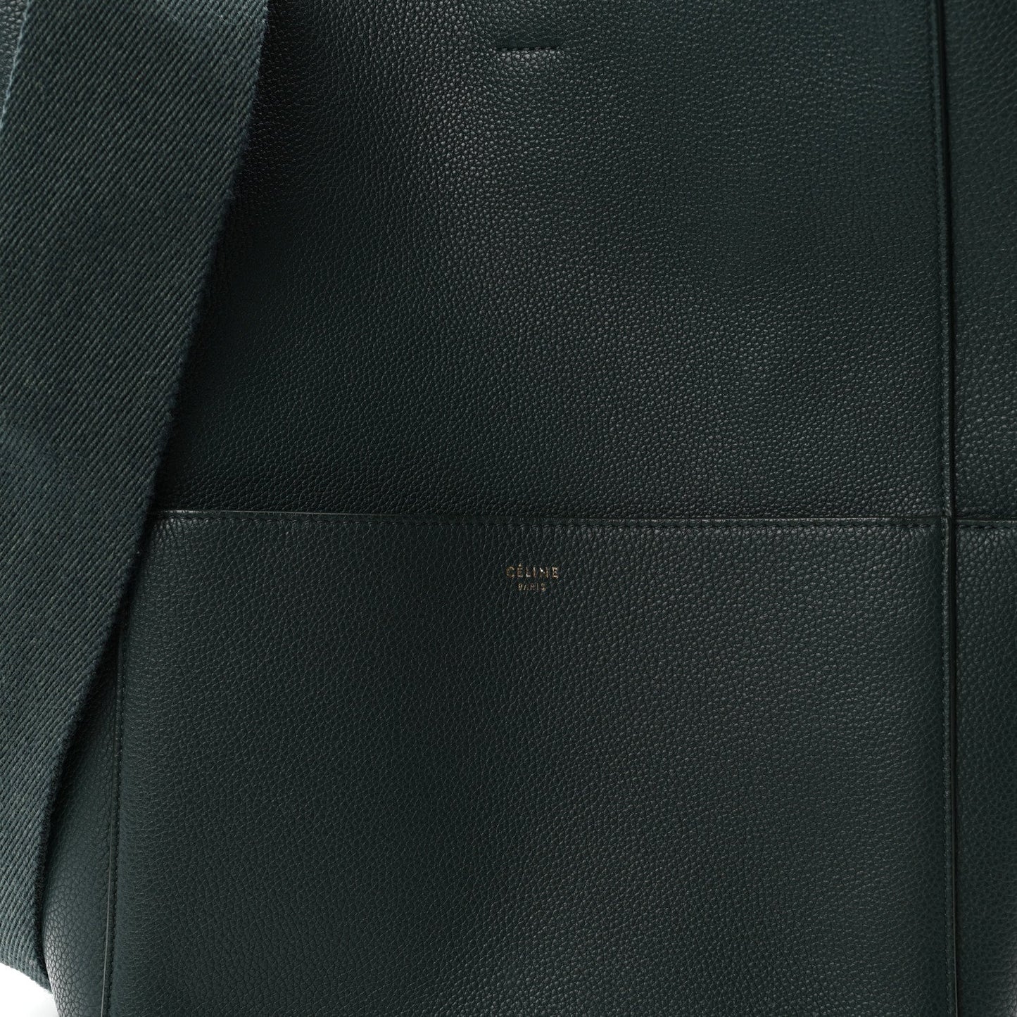 Soft Grained Calfskin Sangle Bucket Bag Amazone