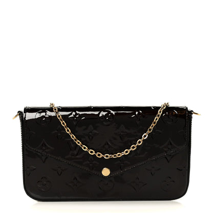Vernis Pochette Felicie Chain Wallet Amarante
