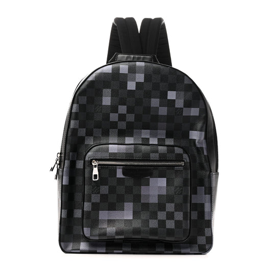 Damier Graphite Pixel Josh Backpack Gris