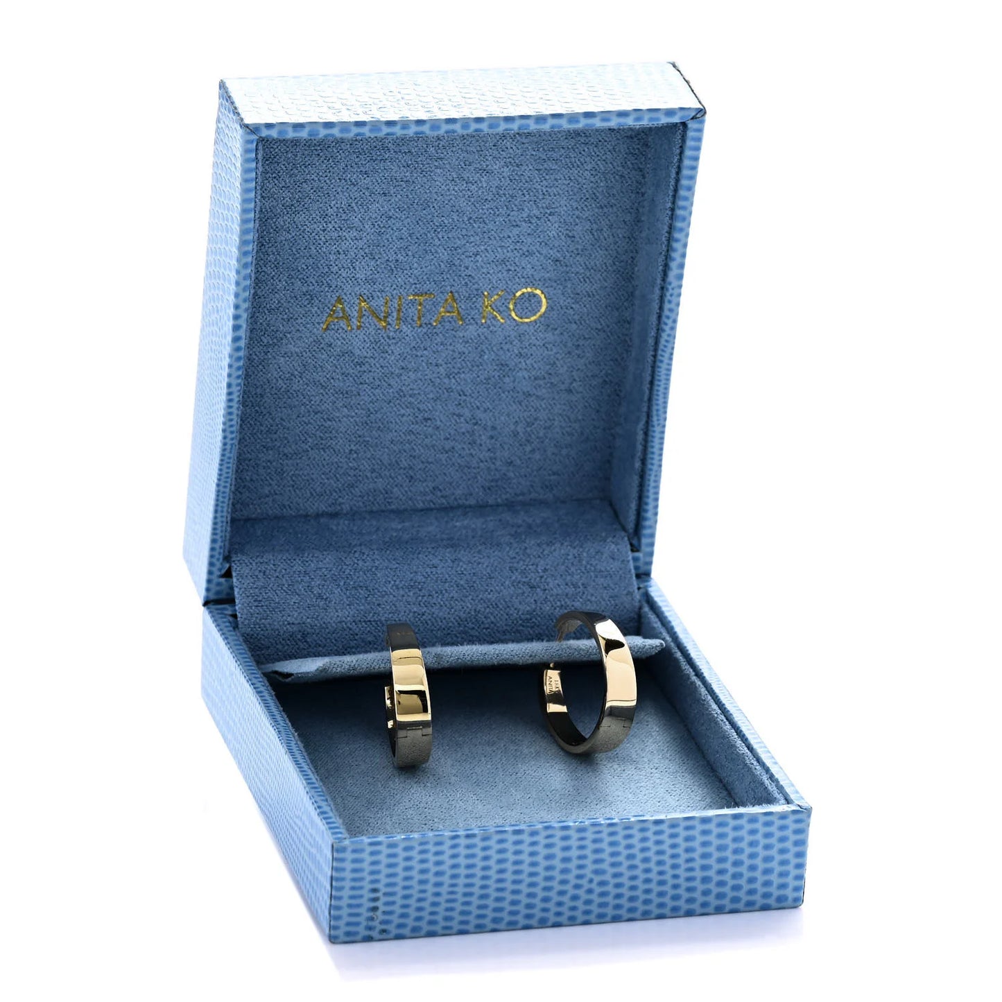 Anita Ko 18K Yellow Gold Classic Meryl Hoop Earrings