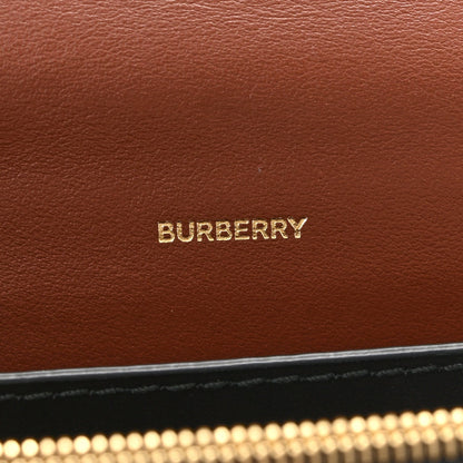 E-Canvas Monogram Stripe Hackberry Crossbody Bag Bridle Brown