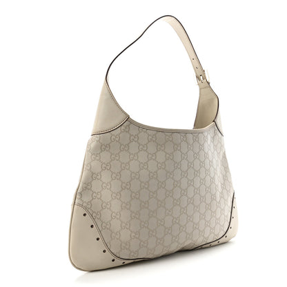 Guccissima Punch Hobo Off White