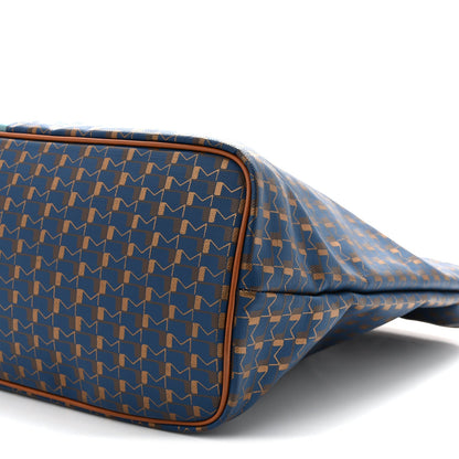 Canvas 1920 Calfskin Oh! Tote Ruban GM Indigo Bronze Cognac